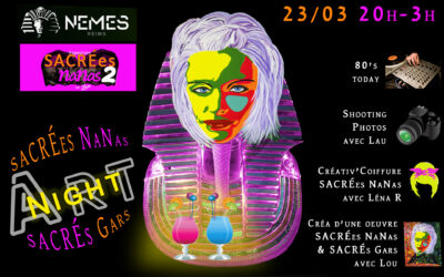 soirée nemes à reims : art et Sacrées Nanas