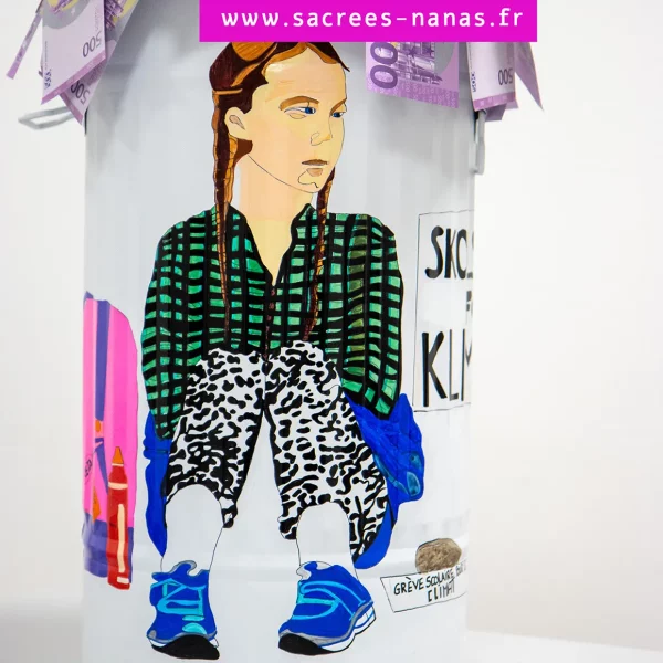 Greta, déesse terrestre [techniques mixtes]